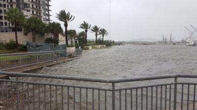 Hurricane Irma pushed the St. Johns River in Jacksonville to its highest level ever recorded and the storm left tens of thousands in northern Florida without power for several days.